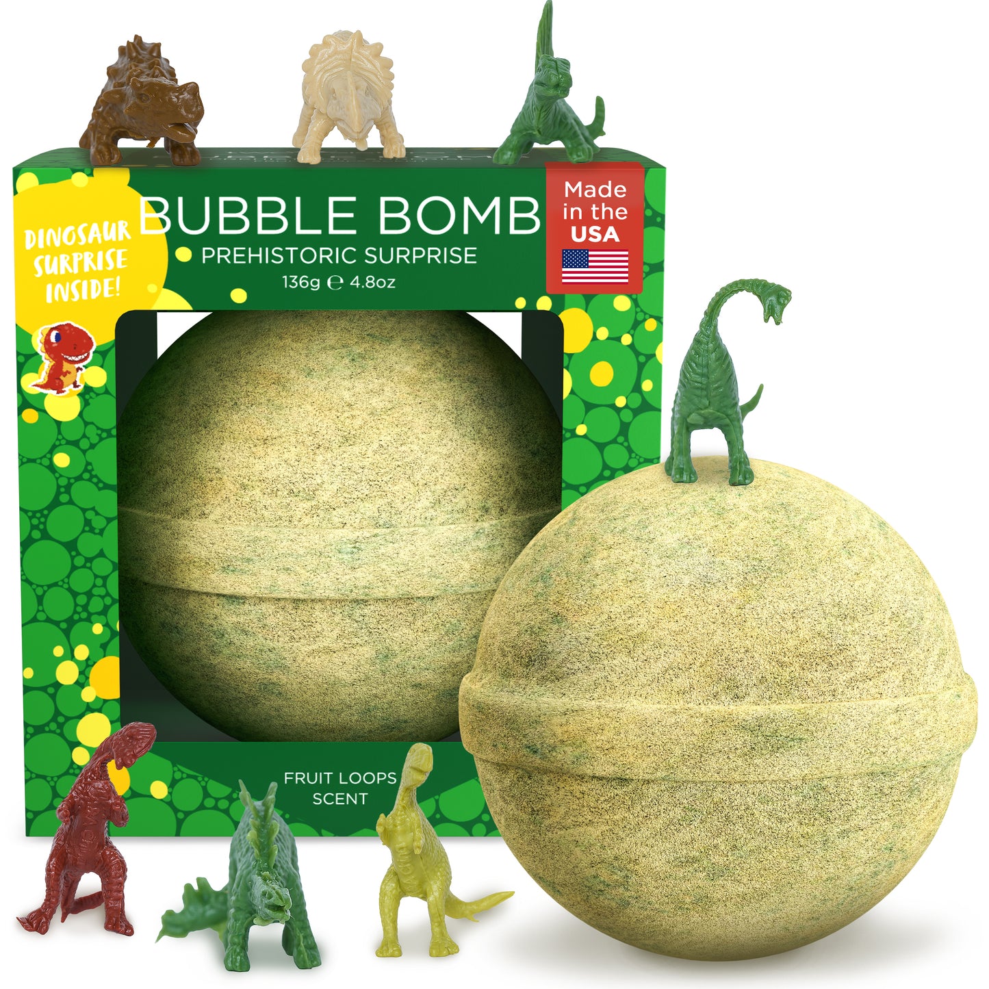 Dinosaur Surprise Bath Bomb - Two Sisters Spa