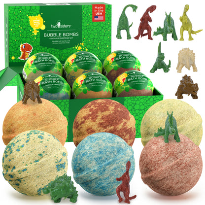Dinosaur Surprise Bath Bombs (6 Pack) - Two Sisters Spa