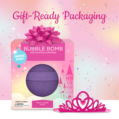 Enchanted Bath Bomb for Girls with Surprise Toys Inside (1 Pack)