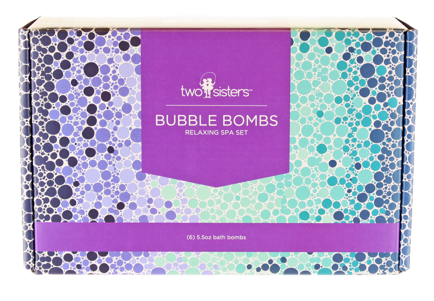 6 Relaxing Bubble Bath Bombs Gift Set - Two Sisters Spa